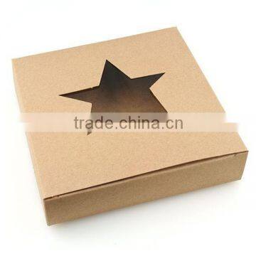 kraft paper box slide open box,kraft jewelry box,Kraft Paper Box with window