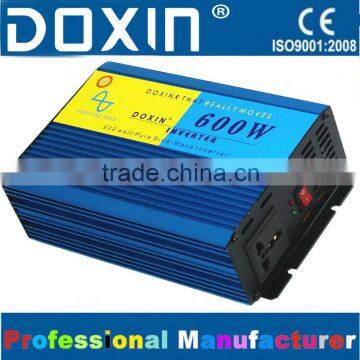 DC12V / 24V to AC110V/220V 600W Pure sine wave inverter car power inverter converter 100%full solar power inverter