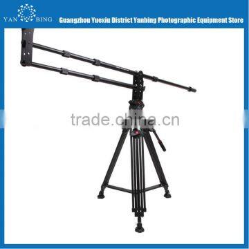 Professional HPUSN hand-operated 3m mini portable dslr video jib crane for canon 5D Mark III