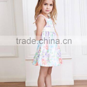 Wholesale child girl summer fashion dress european kids dresses