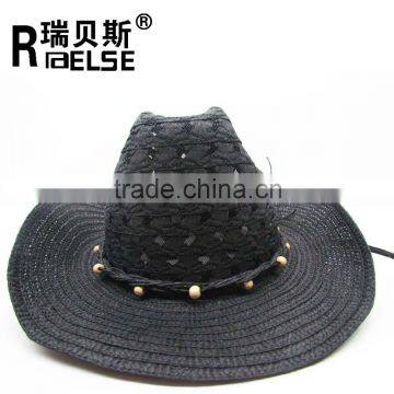 fashion cheap wholesale paper cowboy hat straw hat