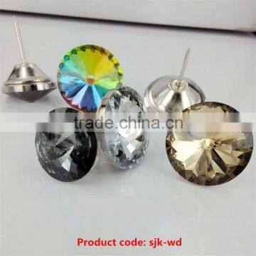 New product good quality luxury fashion crystal rhinestone button for sale