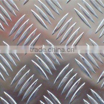 Five bars aluminium embossed sheet/coil for transpotation and decoration