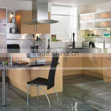 2016 Simple Design Middle Eastern Style Yellow Kitchen Cabinet photo-3