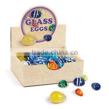 Glass Egg All sorts of color glass beads