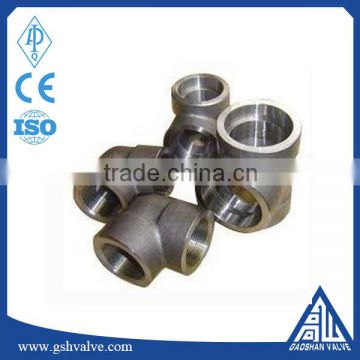 3000lb A105 carbon steel 90 degree socket weld forged pipe fittings elbow