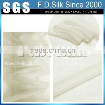 2015 most hot selling Hellosilk brand white chiffon fabric