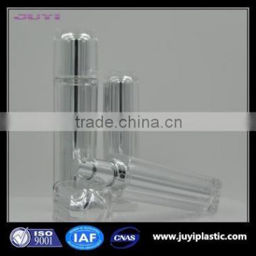 silver square acrylic cosmetic bottles container