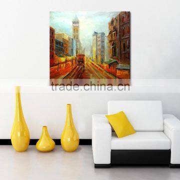 Pictures Art Famous Handpainted Buildings Painting Home Decor