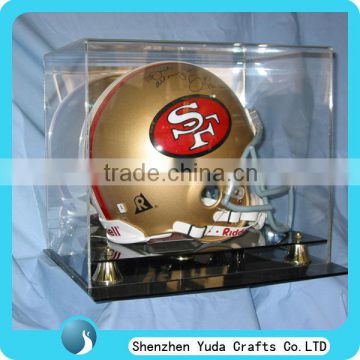 wholesale acrylic helmet box, plexiglass display case for football helmet