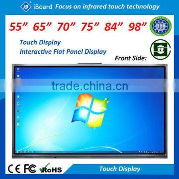 55" 65" 70" 84" all in one pc interactive flat panel led touch screen display