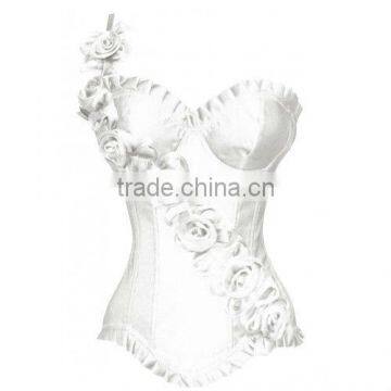 Newest white charming girl sexy women corset with factory price