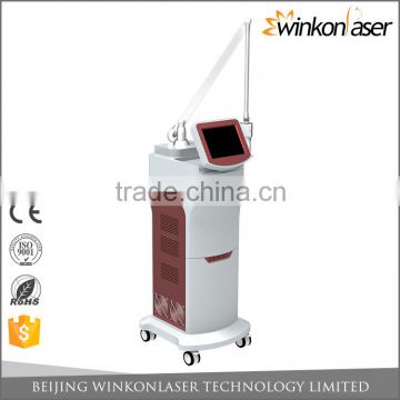 Face Whitening High-tech 10inch Touch Screen Long Time Use RF Beauty Vascular Lesions Removal Equipment Co2 Fractional Laser Vaginal Tightening Eye Wrinkle / Bag Removal Salon