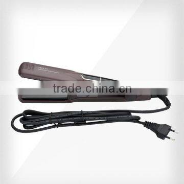 LCD luxer Purple Waterproof Hair Straightener And Curling Flat Iron