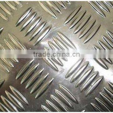 Aluminum chequered plate for anti-slip