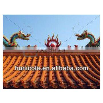 plastic roof decoration for Chinese classical style building