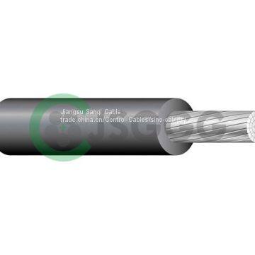 Cable Type Usei-600V, Aluminum Conductor, XLPE Insulation, PVC Jacket