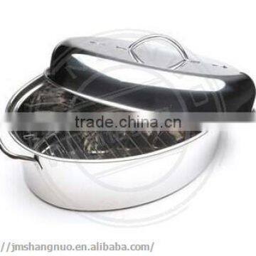 high quality Baking Pan Turkey Roaster with Rack and Lid