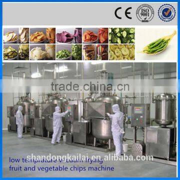 low temperature vacuum frying machine potato chips machine price