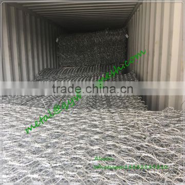 Good Quality 3x1x1m Galvanized Gabion Box Wire Mesh gabion wall for River Protecting