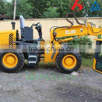 4 WD Telescopic Wheel Loader HY2500 with CE Made in China