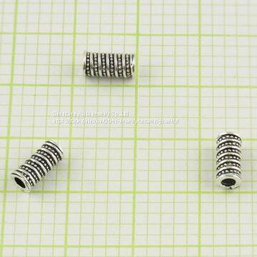 Long Metal Beads For Jewelry Accessories 925 Silver Beads photo-2