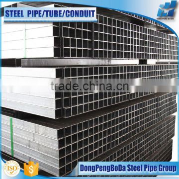 80*160*3.5 galvanized steel pipe with many production lines