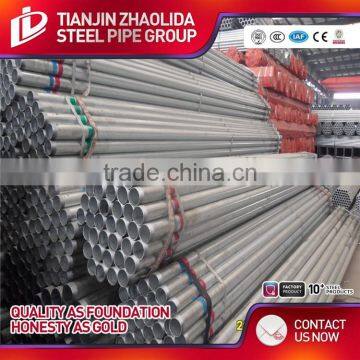ASTM A53 GR A B ERW Building Material Q195 Q235 Erw Welded Pre Galvanized Round Structure Steel Pip of Weight per Ton photo-4