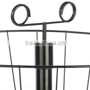 2-Tier Counter Rotating Metal Basket Stand Impulse Merchandise Display photo-4