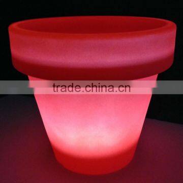 Glow in the Dark Color Change Planter for Home Hotel Garden Decoration photo-4