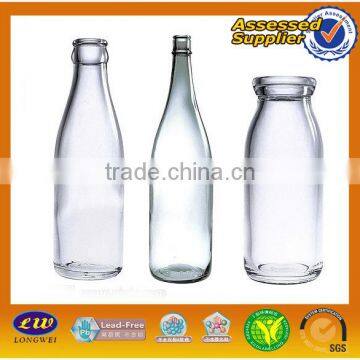 Supply 350ml clear glass bottles for juice and water