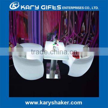 Modern Design Beautiful Arm Chair Accent Hotel Table Chair With Led photo-3