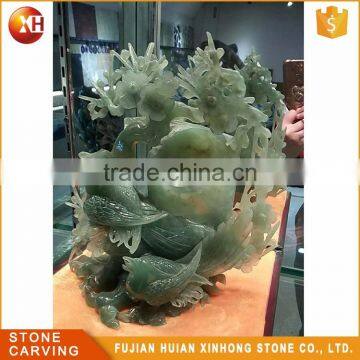 High Quality Most Value Green And White Jade photo-6
