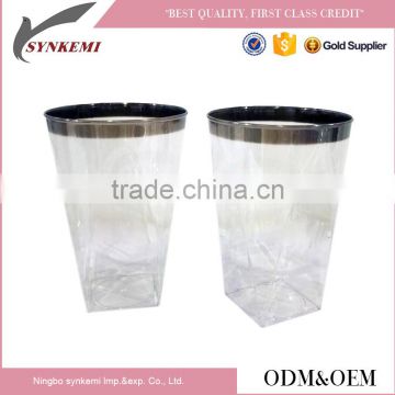 Silver coated ps wine cup wholesale