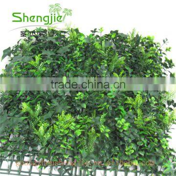 SJLJ013312 artificial plastic garden fence / fake green grass / fake boxwood hedge for home garden decoration