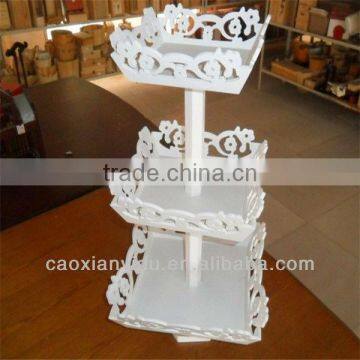 wine glass display wooden rack with beautiful carve