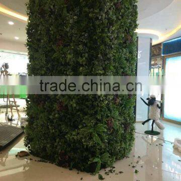 Vertical fake grass garden wall decoration systems