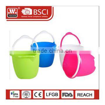 2015Promotion household style 5L any color logo printing available plastic cheap recyclable bucket