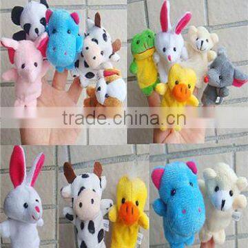 Hotselling hand puppet Plush Finger Puppet