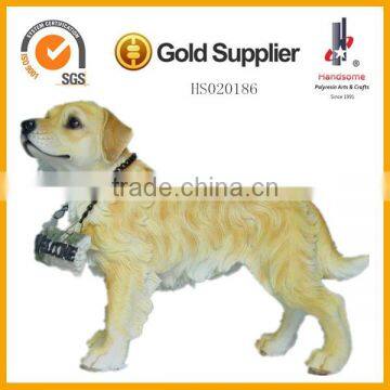 Resin Garden Dog Figurines Decoration
