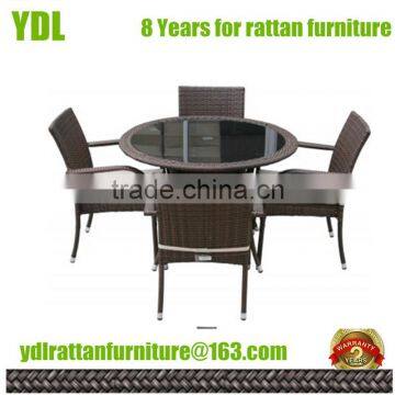 Youdeli Garden Knock down rattan dining set