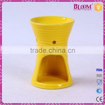 Ceramic Yellow Oil Burners for Tealight Candles Craft photo-3