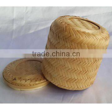 New Style Classical Bamboo Weaving Rattan Basket Funeral Casket photo-4