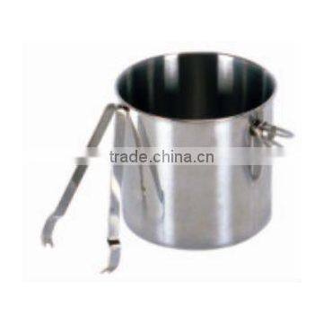 Stainless steel metal ice bucket