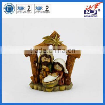 My First Christmas Holy Family Mini Figurine,Christian Gifts Holy Family Nativity Scene