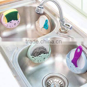 Hanging Soap Holder Plastic Soap Holder Soap Dish Holder Over Sink Shelf With Suckers photo-5