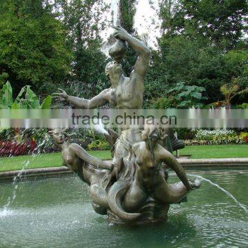Chinese Suppliers Bronze Foundry Garden Mermaid Water Fountain photo-3