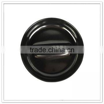 2 Section Divided Shining Black Portable Pocket Ashtray photo-2