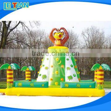 New Design cheap inflatable playground with climbing