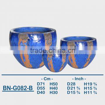 GLAZED CERAMIC OUTDOOR POT BN-G082 photo-2